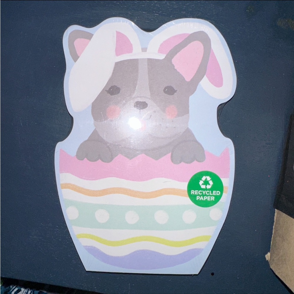 Writing Note Pads notepad Clementine Paper Inc. featuring a dog with bunny ears